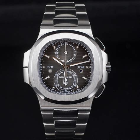 patek philippe nautilus travel time replica|Patek Philippe Nautilus 5990 1a.